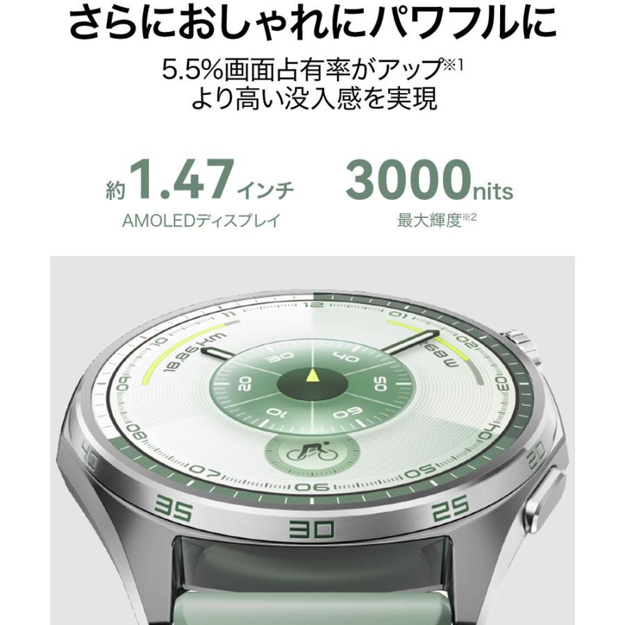 ＨＵＡＷＥＩ WATCH GT6 46mm／Green ATM-B19-GR
