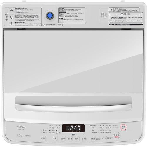 【限定品】 【無料長期保証】RORO YWMT-V70L インバーター洗濯機 RORO 7kg 【DGJ1380212519】(48303円)