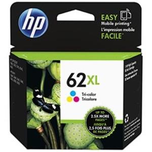 インク HP 純正 カートリッジ ヒューレットパッカード C2P07AA インクカートリッジ HP62XL （3色カラー 増量）｜best-tecc
