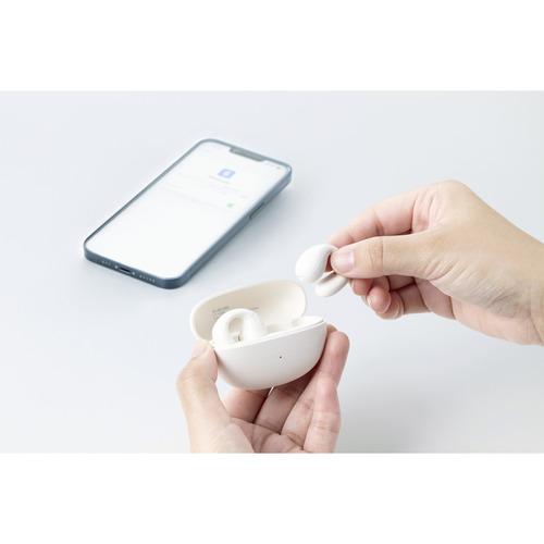 エレコム LBT-OWS03WH ワイヤレスイヤホン オープンイヤー Bluetooth