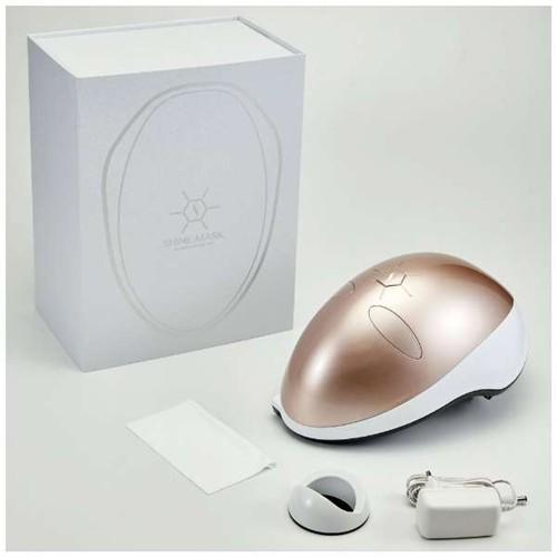 ケンユー KY-SM-RG01 フェイスLEDマスク SHINEMASK ローズゴールド LED美顔器 国内・海外対応(38220円)