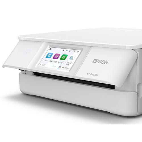 推奨品】EPSON EP-886AW A4カラーインクジェット複合機 ホワイト