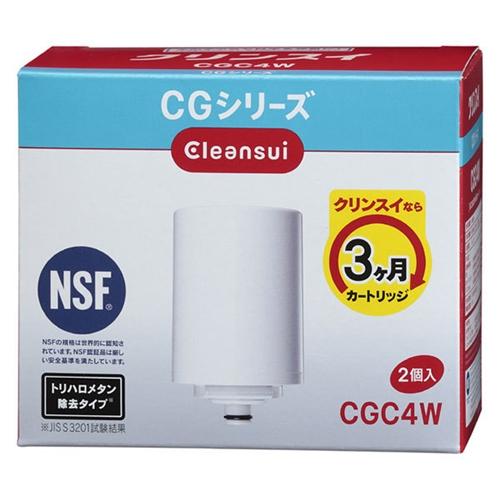 三菱レイヨン CGC4W 蛇口直結型浄水器 CGシリーズ用カートリッジ 2個入り クリンスイ｜best-tecc