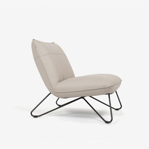 大塚家具 アームチェア「394-16」革ライトベージュグレー色 ROLF BENZ(ロルフベンツ)_2