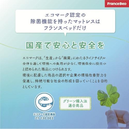 [ワイドダブルロング] フランスベッド ライフトリートメント マットレス LTレガシーHマットレスWDL 厚さ34cmの画像