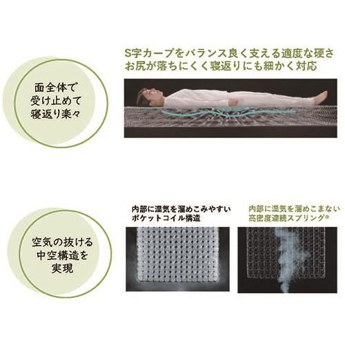 フランスベッド クイーン マットレスLT-5500Y PWMON きれいがつづく 除菌マットレス ハード 日本製
