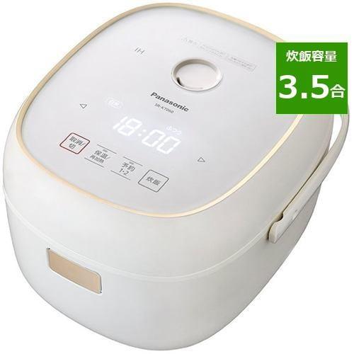 新発売の 定番の中古商品 パナソニック SR-KT060-W IH炊飯器 3.5合炊き ホワイト