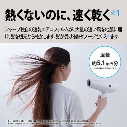 SHARP IBP602 プラズマクラスタードライヤー ホワイト : ベストテック