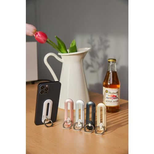 ロジック IS2-PW スマホ タブレット落下防止リング&ポータブルスタンド AAUXX iRing スライド ホワイト IS2PW |  | 03