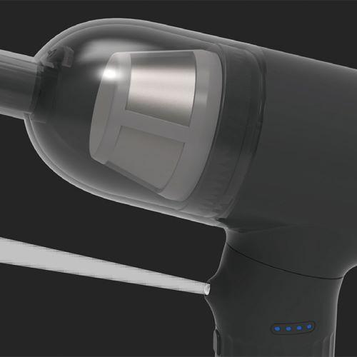 ナカバヤシ DAD-202BK 電動エアダスター クリーナー付き 充電式2500