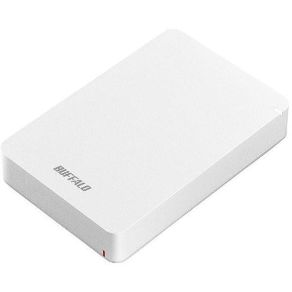 バッファロー HD-PGF4.0U3-GWHA USB3.1(Gen1) ポータブルHDD 4TB ホワイト