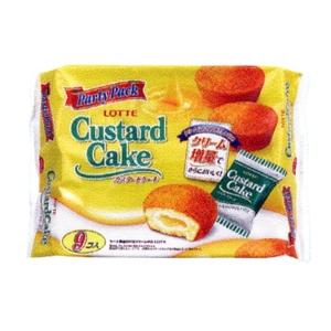 贈り物 ロッテ カスタードケーキパーティパック ９個入 交換無料