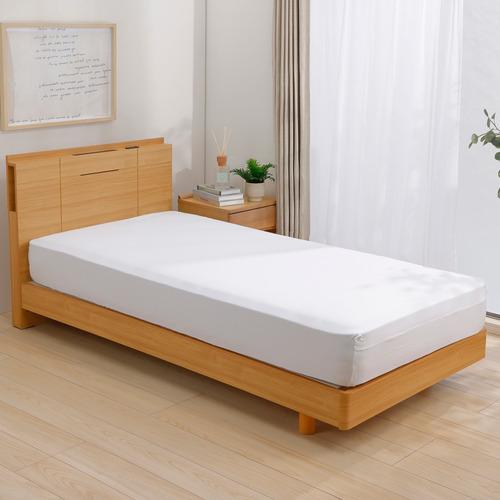 [ダブル]By IDC ヤマダ×大塚家具 ズレにくいベッドパッド3点パック ウール調湿タイプ 140×195cm ボックスシーツ2枚 ゴムなし_3