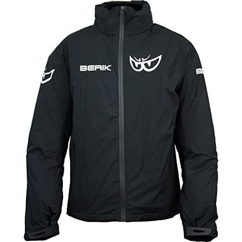 ベリック(XL・52)プロテクトライディングジャケット防水ALLシーズン新品 BERIK ベリック 防水防風 フード付き ナイロンジャケット BLACK 52(XL