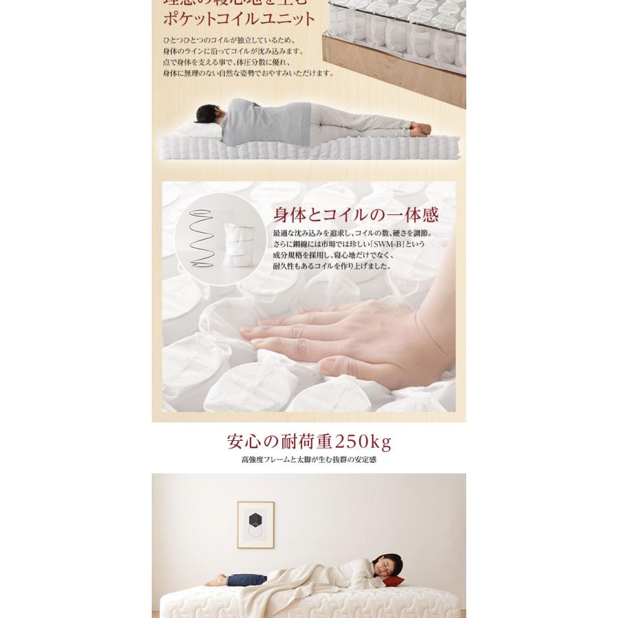 別売りオプション 木脚 15cm×4本セット 一体型専用パーツ ベッド別売り