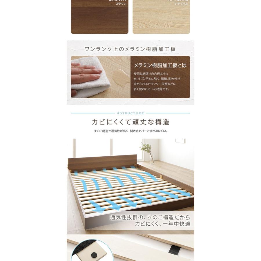 RASIK（ラシク） ベッド シングル ベッドフレームのみ フラットヘッド