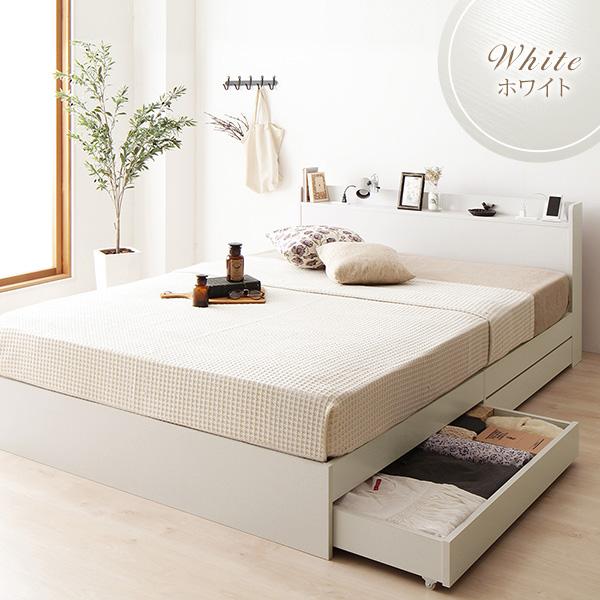 RASIK ベッド シングル ベッドフレームのみ 収納付き 引き出し 棚 宮  