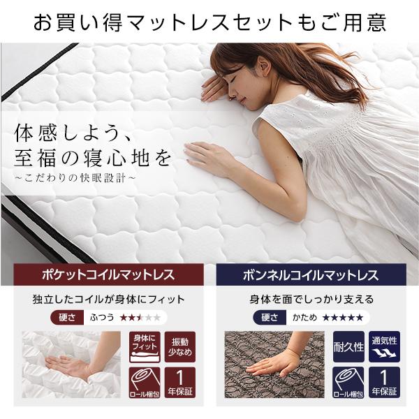 RASIK（ラシク） ベッド ダブル ベッドフレームのみ ブラック ヘッド