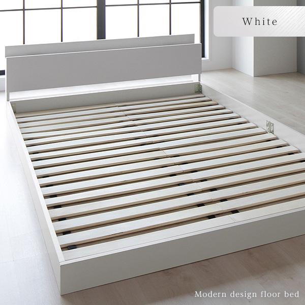 ベッド シングル ボンネルコイルマットレス付き 低床 ロータイプ すのこ 木製 棚付き コンセント 送料無料｜best-value｜13