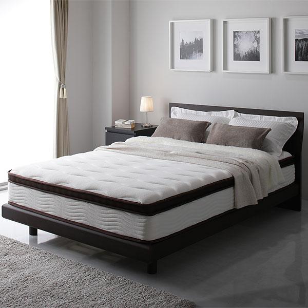 マットレス シングル 97cm 2層 ポケットコイル ハイグレード 厚み26cm 快眠 ニット 体圧分散 1年保証 コンパクト 圧縮梱包 送料無料