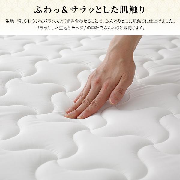 マットレス 国産 ポケットコイル 薄型 三つ折り 体圧分散 1年保証 コンパクト 圧縮 梱包 通常丈 シングル 送料無料