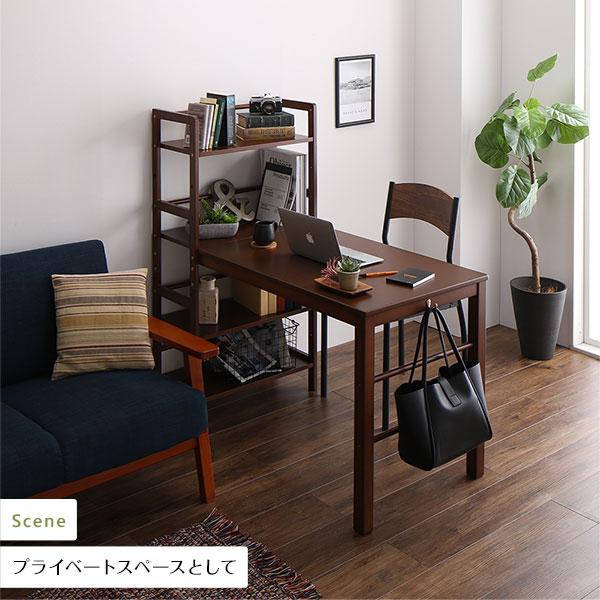 ＊美品＊ 天然木学習デスク棚 組み替えできる 天然木学習デスク 3点セット（デスク+ラック+