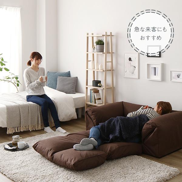 3WAY ソファーベッド/ローソファー 肘付き 日本製 送料無料 3WAY ソファーベッド/ローソファー 肘付き 日本製 送料無料