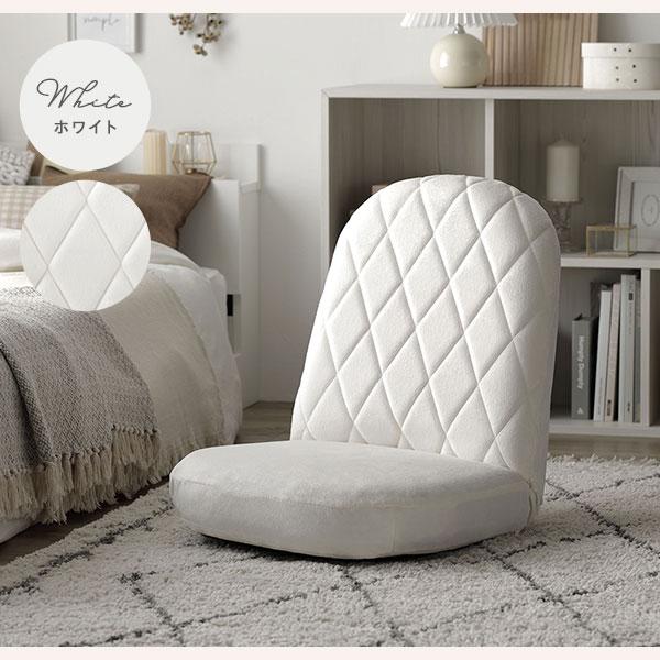 座椅子 コンパクト リクライニング ハイバック 日本製 国産 パステル