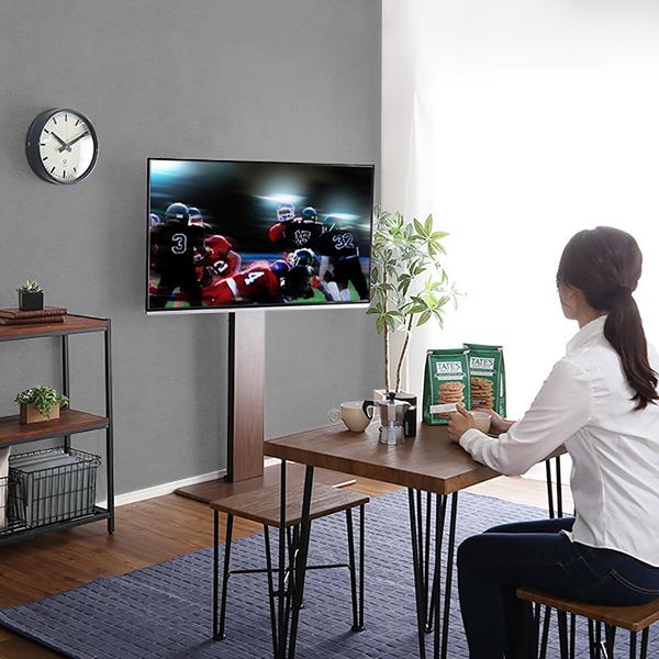 240度スイングタイプ 壁寄せTVスタンド 棚無し・ハイタイプ 送料無料