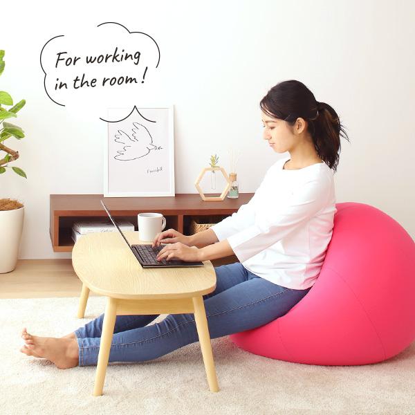 ビーズクッション ビッグ 単品 日本製 リラックス りんご アップル