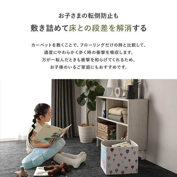 カーペット ラグ マット 江戸間10帖 約352×440cm 日本製 国産 フリー