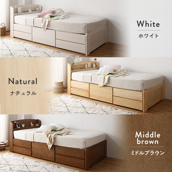 収納シングルベッド マットレス付き　※2/19に取りに来れる人のみ ベッド 収納 シングルベッド マットレス付き 収納付き USBコンセント