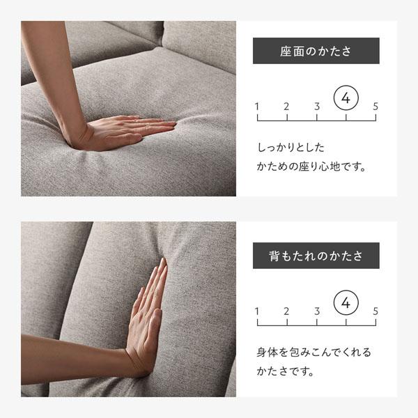 RASIK（ラシク） ソファ 2人掛け 肘付き 天然木 木肘 木枠 北欧風
