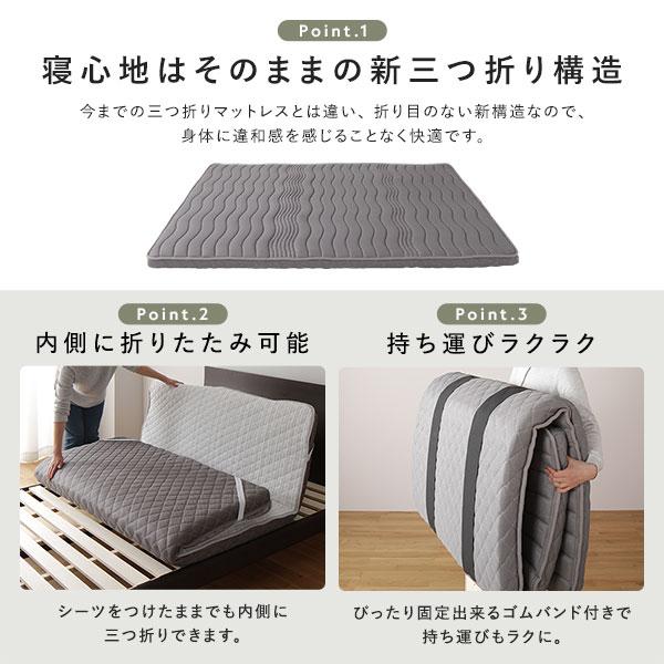 RASIK ロフトベッド 〔 シングル ロータイプ 薄型3つ折り RASIK ロフトベッド 〔 シングル ロータイプ 薄型3つ折り