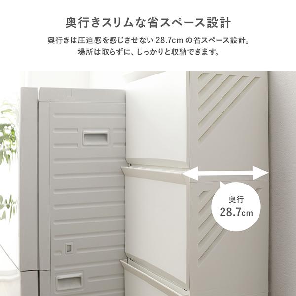 隠せる ランドリーラック スリム2段 幅約22cm 日本製 キャスター付