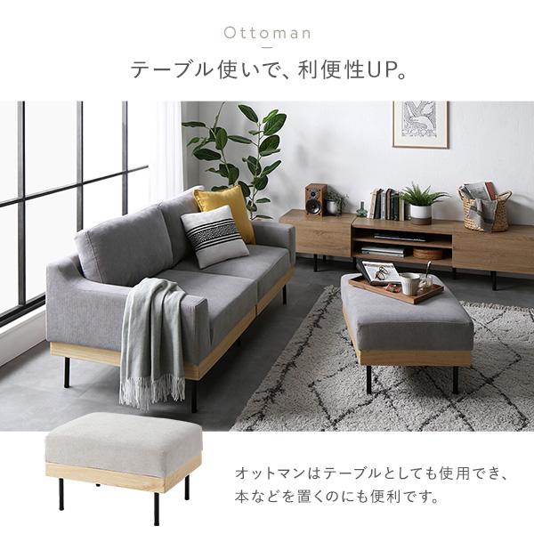 RASIK（ラシク） ソファ 2.5人掛け 単品 肘付き カバーリング 洗える