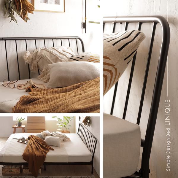 パイプベッド　ダブル　フレームのみ RASIK（ラシク） パイプベッド ダブル ベッドフレームのみ ブラック