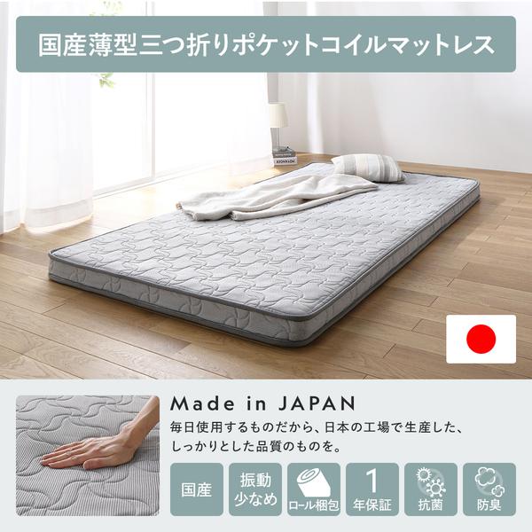 RASIK（ラシク） 2段 ベッド ショート丈シングル 国産薄型ポケット