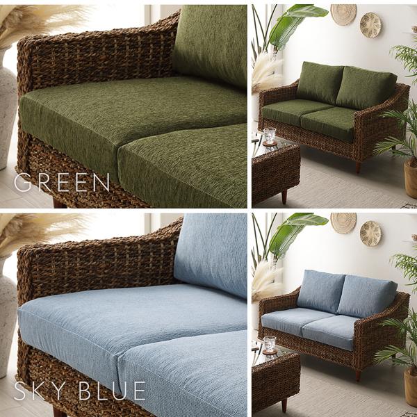 アバカ素材　1人掛けソファ ベージュクッション アバカ一人掛けソファ ベージュ アバカ素材 1人掛けソファ