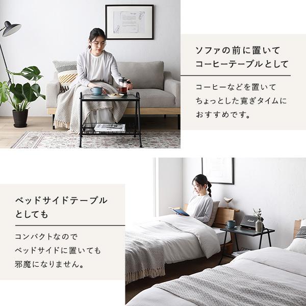 CIC60 アビタスタイル レイラ3 センターテーブル 21万 サペリ無垢材 RASIK（ラシク） コーヒーテーブル 約幅53.5×奥行38×高さ45.5cm 棚付き