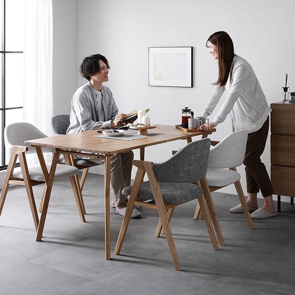 【値下げ】ダイニングテーブル RASIK（ラシク） ダイニングテーブル 食卓 約幅140cm 単品 ナチュラル