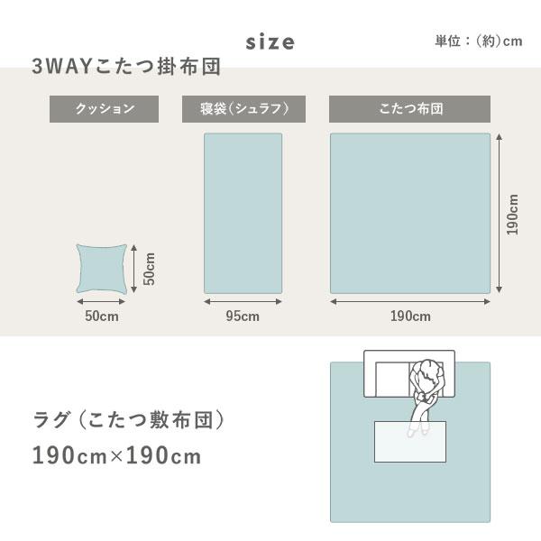 こたつ 3点セット こたつテーブル 幅68cm 円形 3WAY こたつ布団