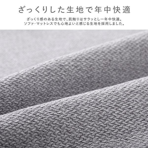 RASIK（ラシク） 別売り カバー ウレタン ソファベッド 専用カバー ×1