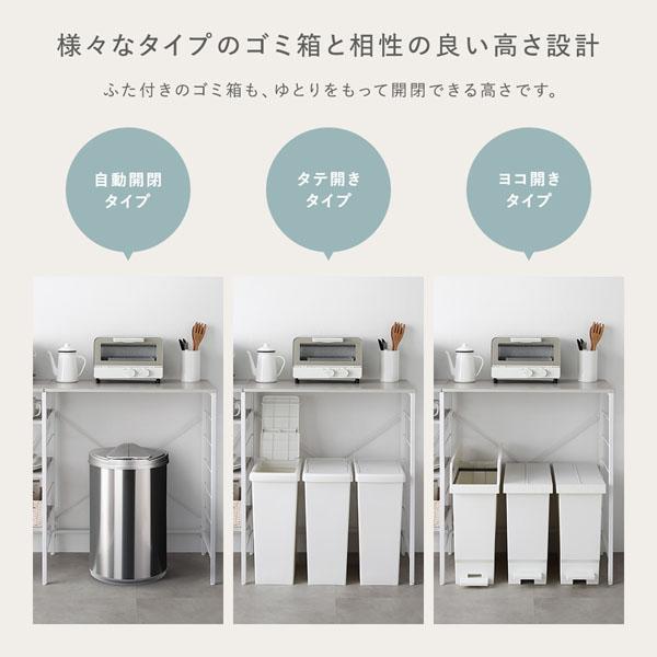 RASIK（ラシク） レンジラック カウンタータイプ 幅120cm スチール