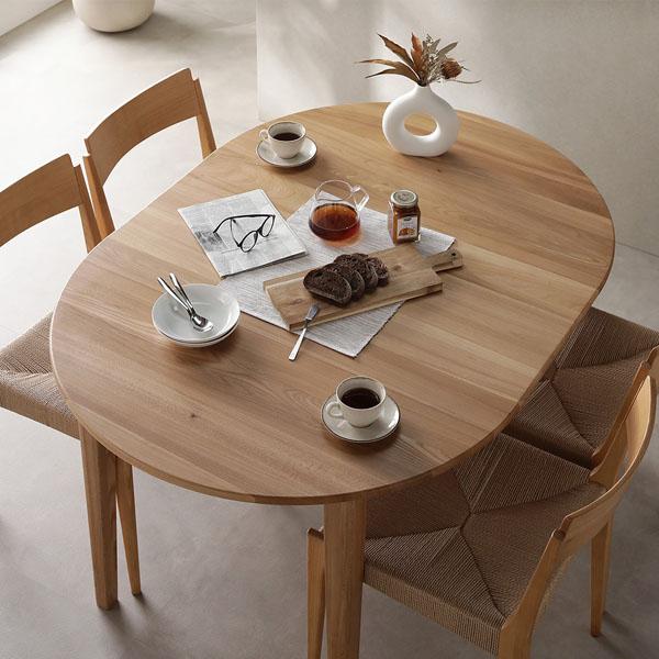 RASIK（ラシク） オーバルエクステンションテーブル 専用脚 単品 高さ