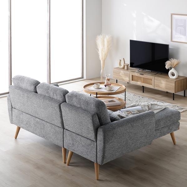 RASIK（ラシク） カウチソファ ラージサイズ 約幅220cm ハーフカバー