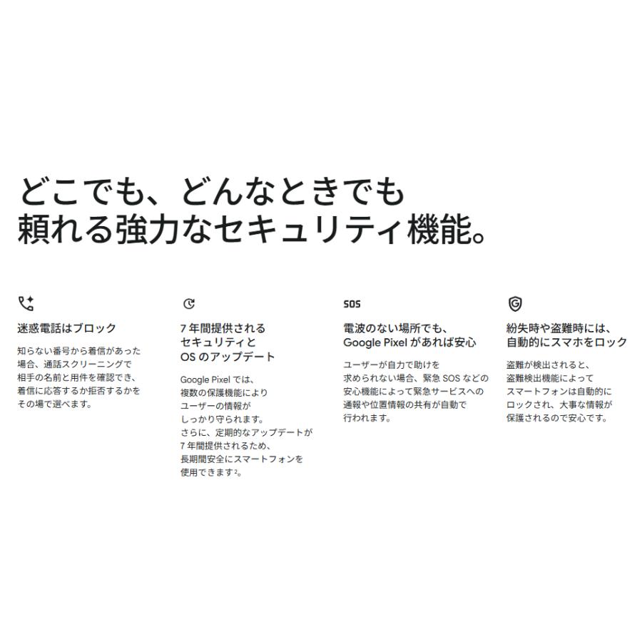 Google（グーグル） 新品未開封/国内版SIMフリー Google Pixel10 128GB