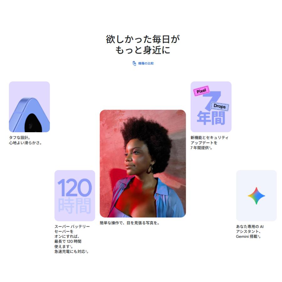 新品未開封/国内版SIMフリー Google Pixel10a 128GB [Lavender] docomo/AU/Softbank/楽天モバイル回線対応 白ロム スマホ 本体の画像