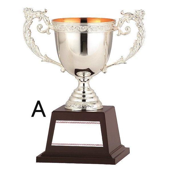 優勝カップ【文字無料】 送料無料 金属製 高さ245mm 銀色 (シルバー