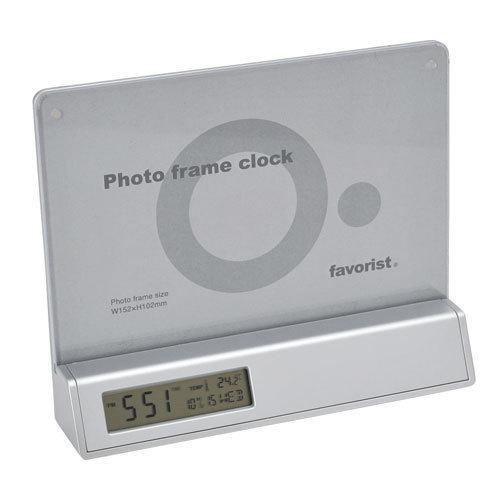 卒業記念品 名入れ 文字無料 時計 電池付 フォトフレーム 写真立てM